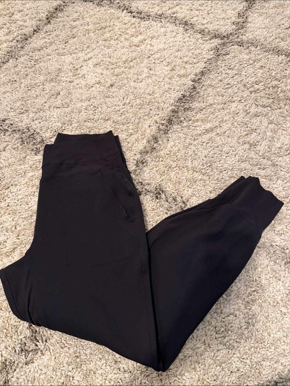Athleta Black Slim Jogger Pants